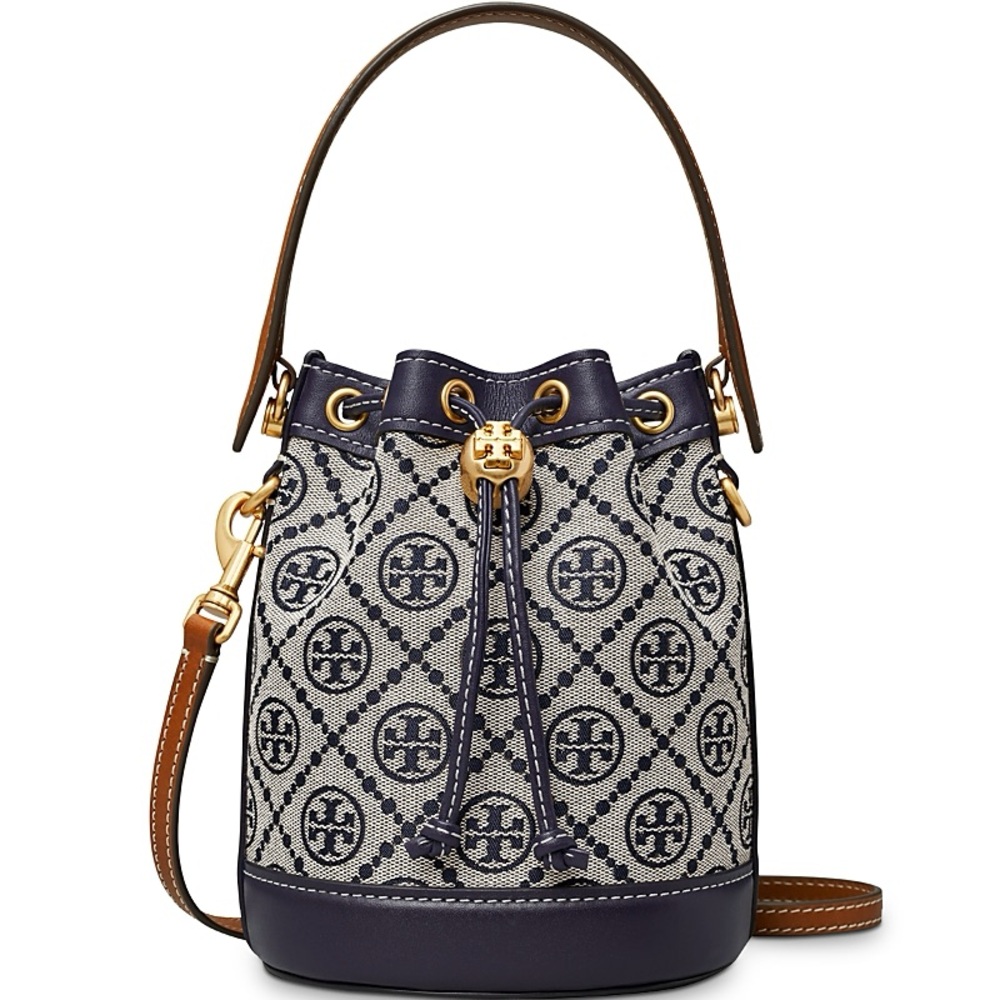 T MONOGRAM MINI BUCKET BAG
